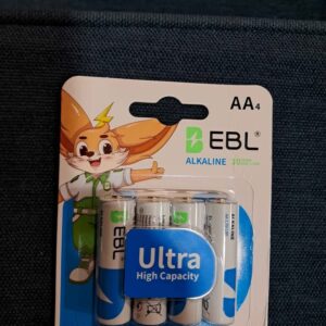 4 Pack AA and AAA Alkaline Batteries
