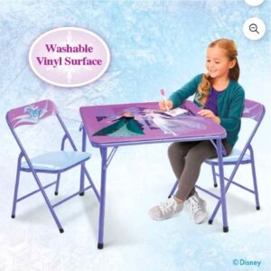 Disney Frozen II 3 Piece Activity Table & Chair Set