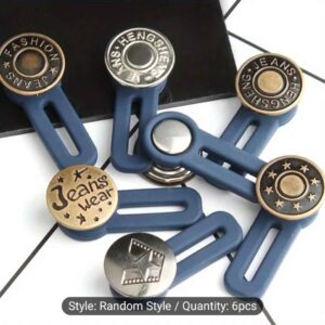 Waist Band Extender/Pants Extension Buckle Button